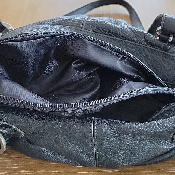 VINTAGE VERA PELLE LEATHER BAG MADE IN ITALY - Picture 12 of 13